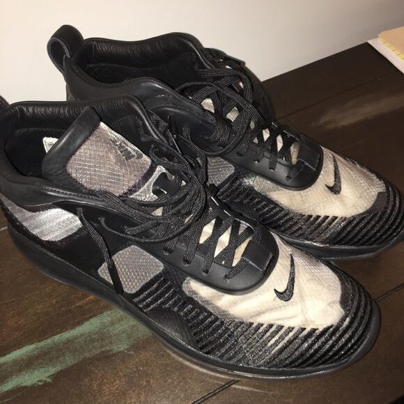 NIKE LEBRON X JE ICON QS JOHN ELLIOTT SUMMIT Black SAIL SZ 11.5 AQ0114-001) - Picture 1 of 9